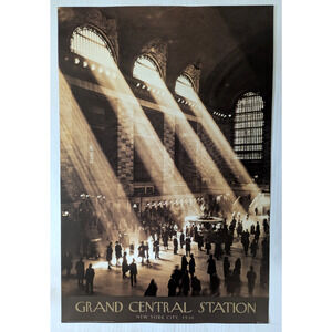 Vintage Grand Central Station New York City 1930 Poster 2000